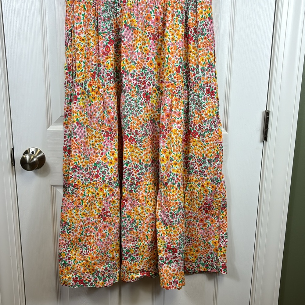 NWT J. Crew mixed floral tiered midi dress sz 6 - Picture 10 of 10